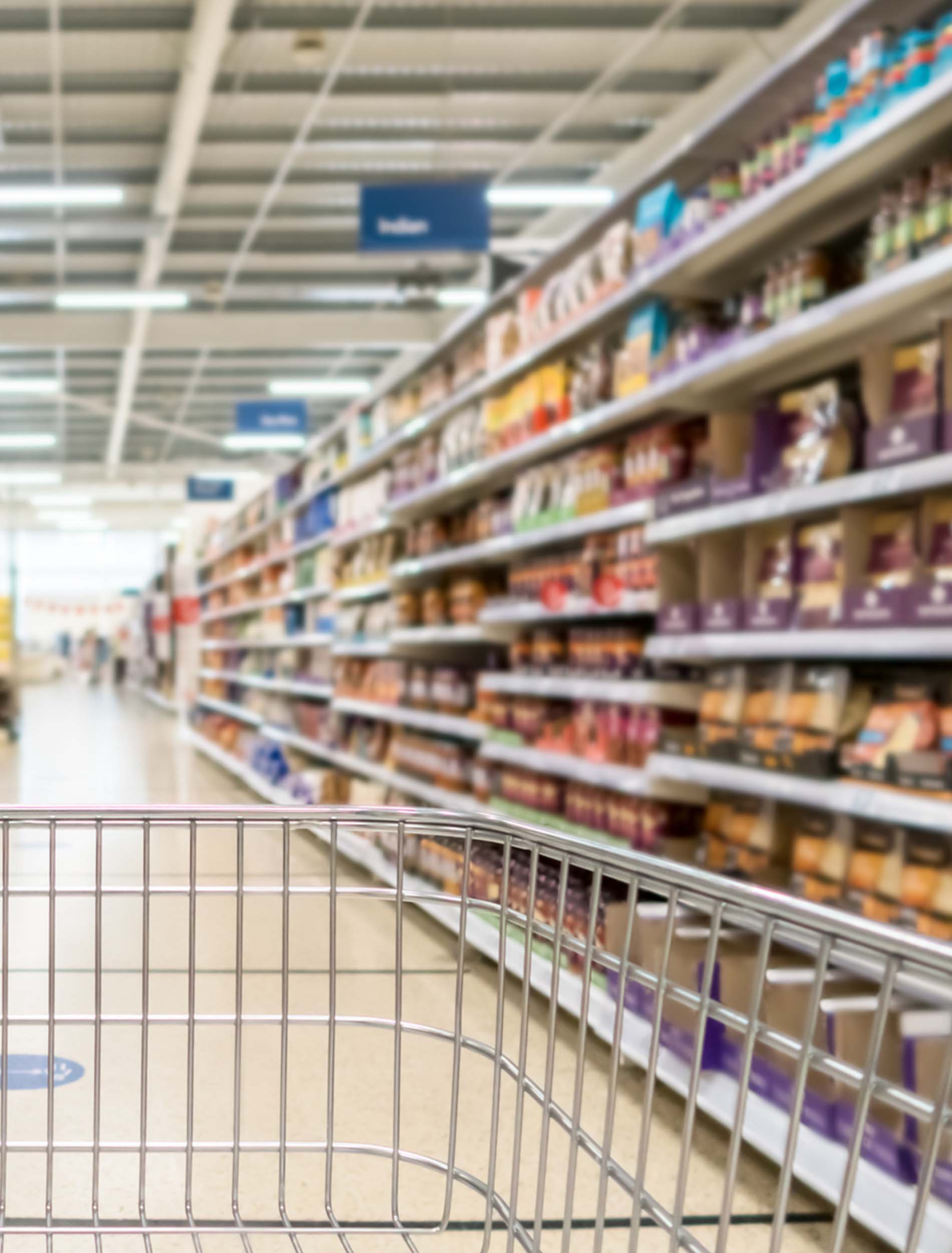 Grocery Prices Stock Image